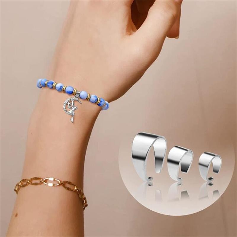 100pcs Stainless Steel Clip Pendant Clasp Melon Seed Buckle for Diy Charm Connec