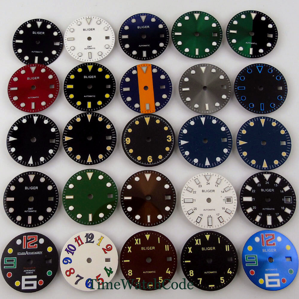 28.5mm Sterile Watch Dial Face Fit Miyota8215 DG2813 3804 ETA2824 2836 PT5000