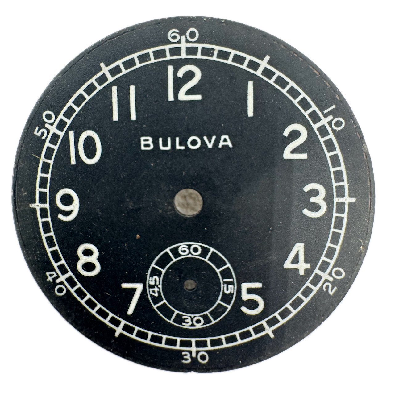 Vintage 25mm Bulova Military Mechanical Men’s Wristwatch Movement 10 AK USA