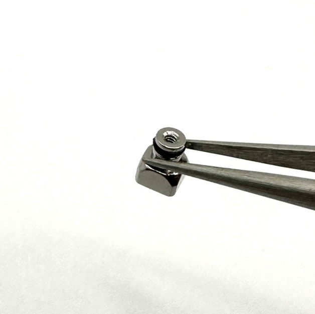 New Genuine Corum Sugar Cube 137.429.47 Stainless Steel 2.95mm Green Stone Crown