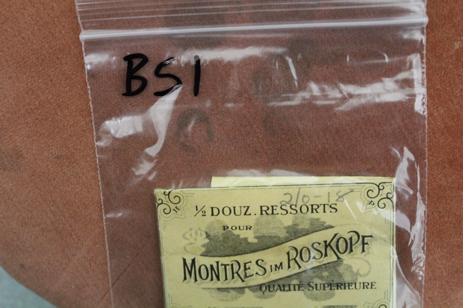 Old Stock Montres Roskopf Watch Mainspring for Ebosa 8 3/4, 85