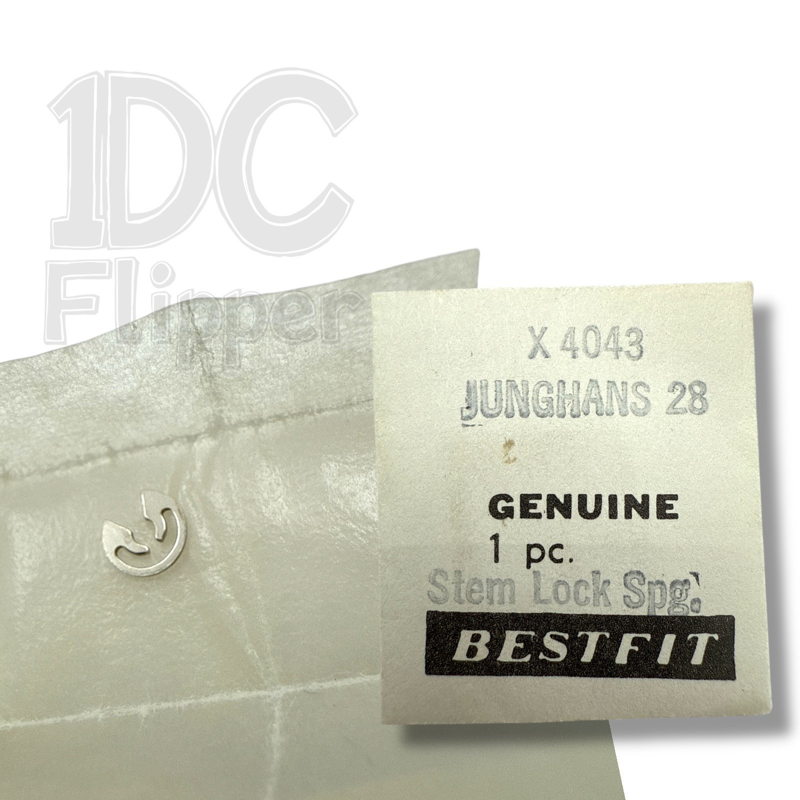 Junghans 28 495/JUN 28 STEM LOCK SPRING BestFit 4043 Pocket Watch Part Read!
