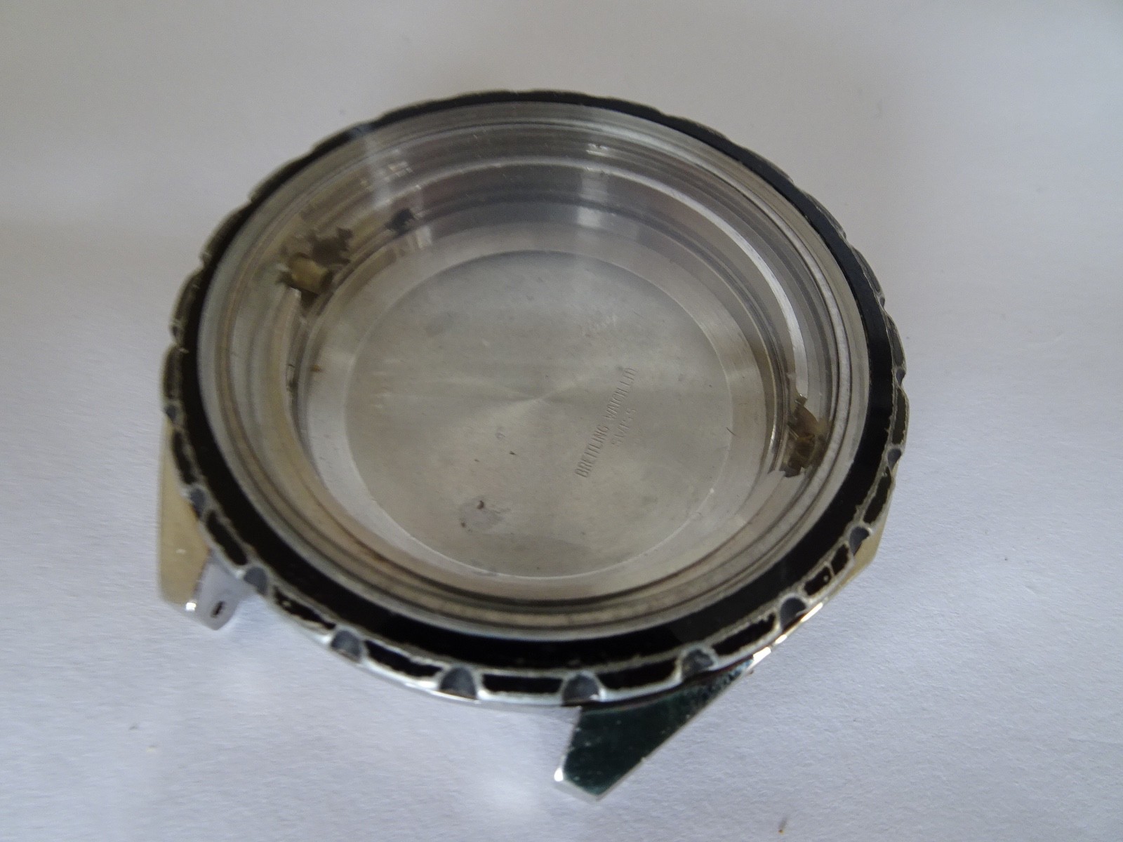 Breitling Navitimer Cosmonaute Ref. 0819 Edelstahl 48mm used case for parts