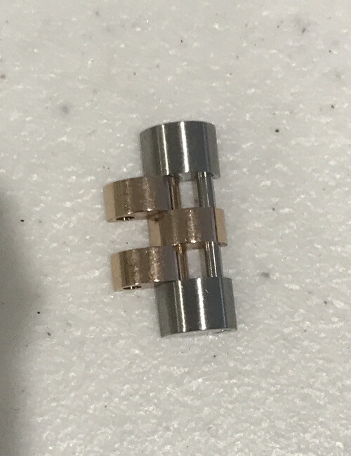 Rolex Jubilee 1 Link 18K Rose Gold/Stain. Steel Genuine For Bracelets 63201 Etc
