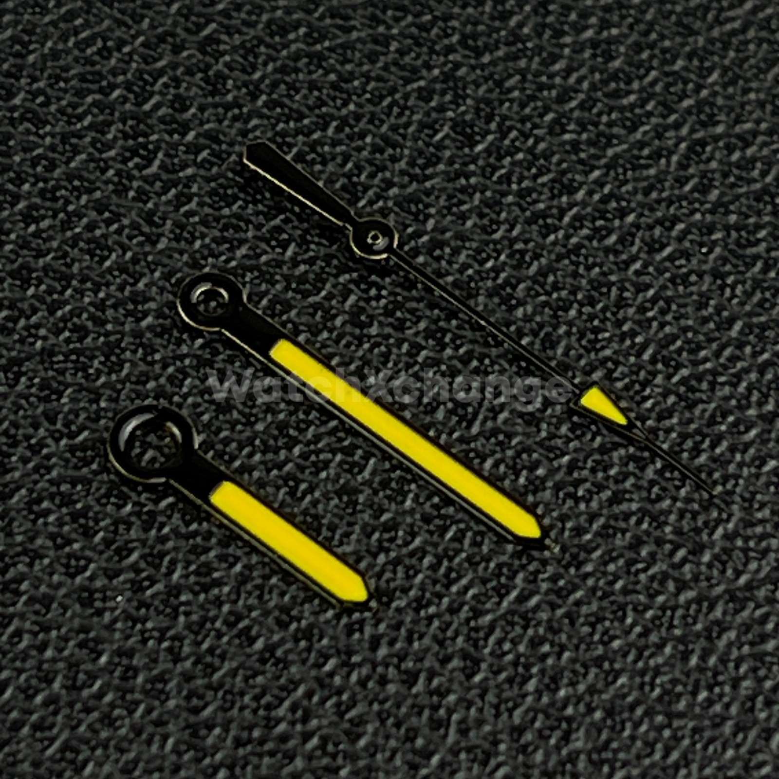 Black & Yellow Watch Hands For SEIKO NH35 NH36 Movements Style Triangle End