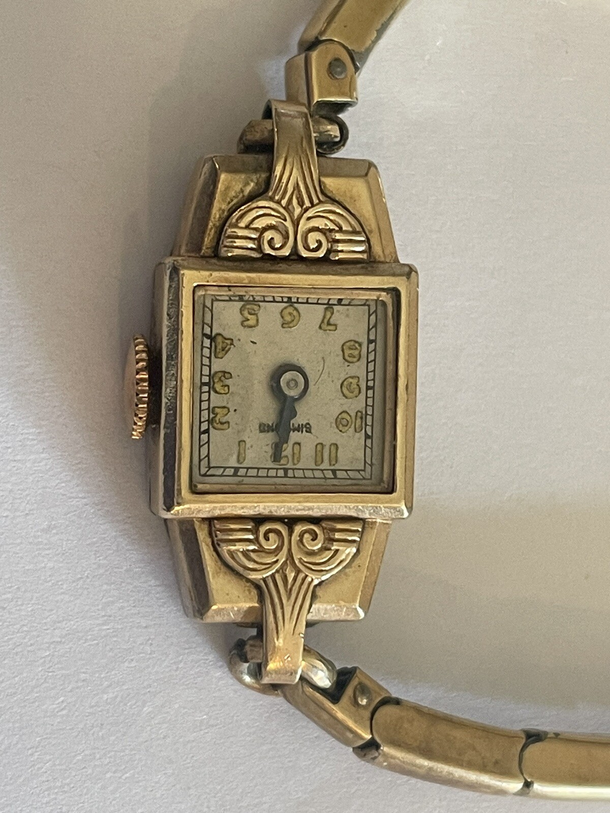 Swiss Simmons Oriental Watch Co. Speidel Watch Runs 🌺🌺