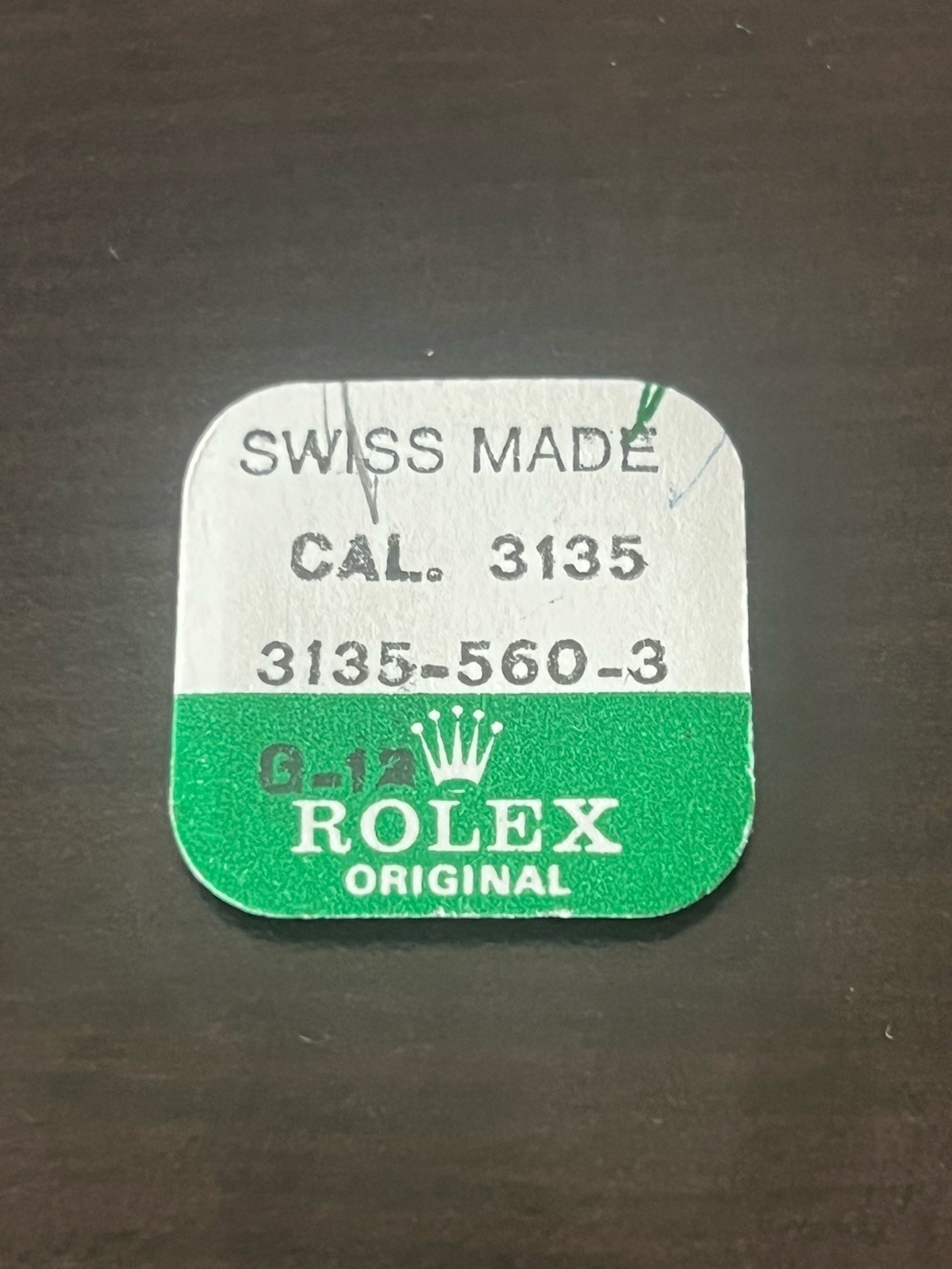 Genuine Rolex 3135-560-3 Oscillating Weight Spring Clip – Cal. 3135 – NOS