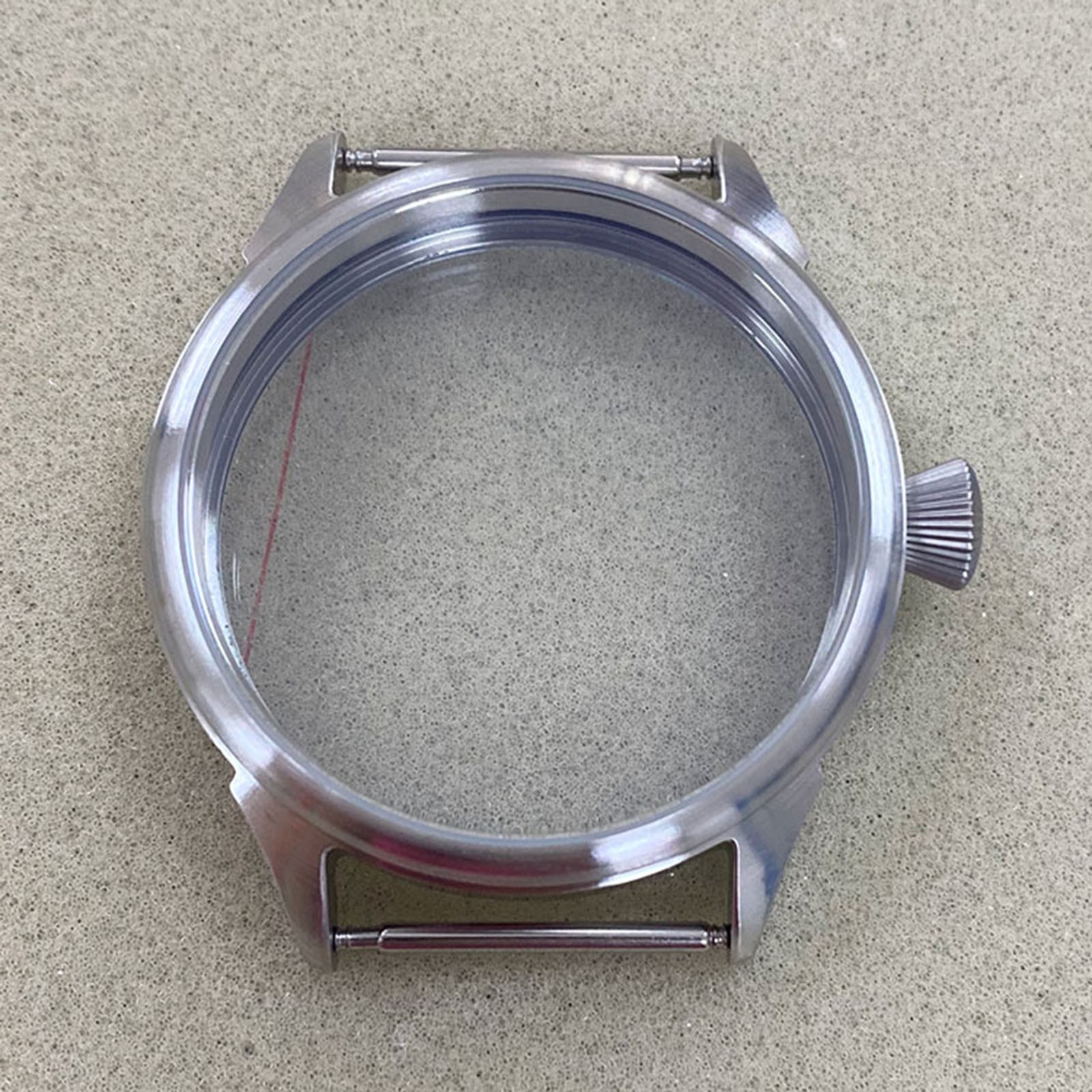 42MM Stainless Steel Watch Case for ETA 6497 6498 ST3600 Hand Winding Movement @