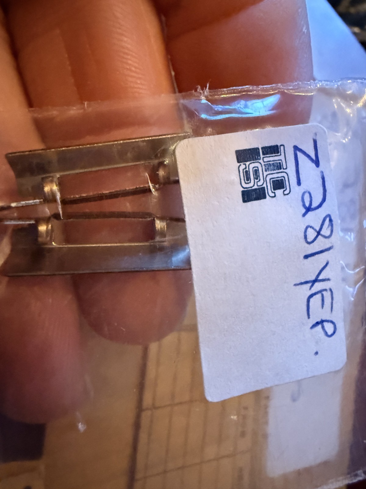 NEW 1980’s LOT of 2 Seiko Men’s Watch Band Link Gold End Piece # Z281 YEP 20mm