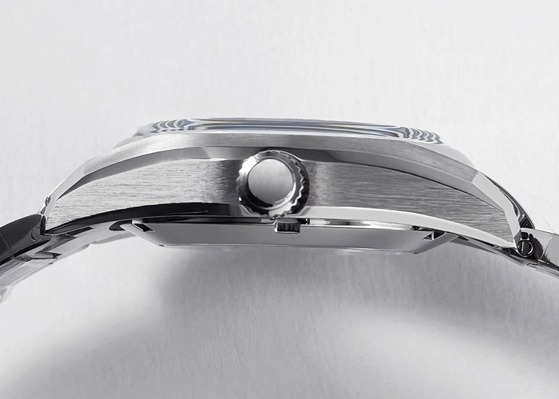 DS 38mm 62GS Case Classic Bubble Dome Glass AR NH34 /38 28.5mm Screw Crown 10ATM