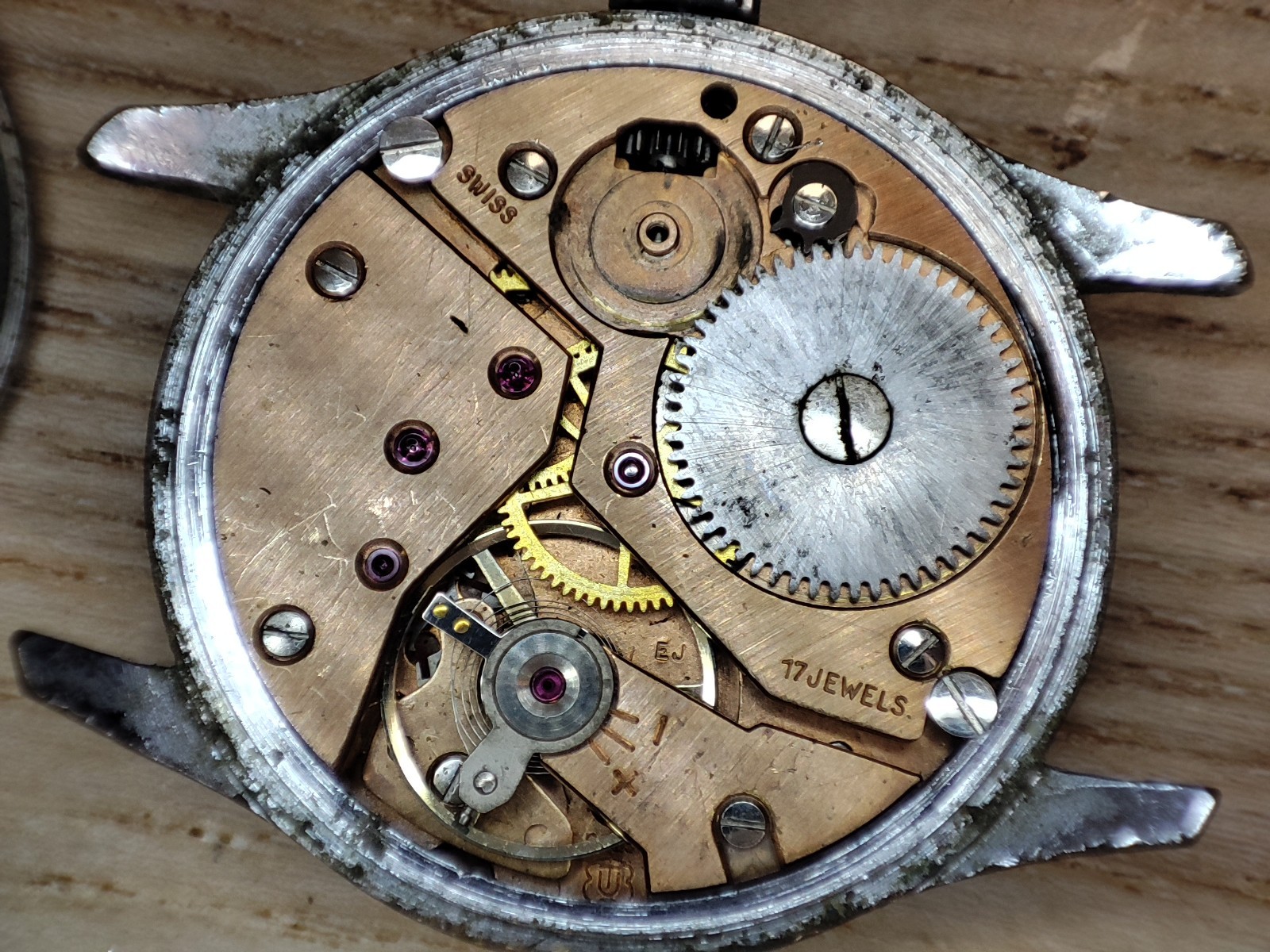 Unitas UT 6325 Watch movement amer – 32.5 mm – for parts and spares