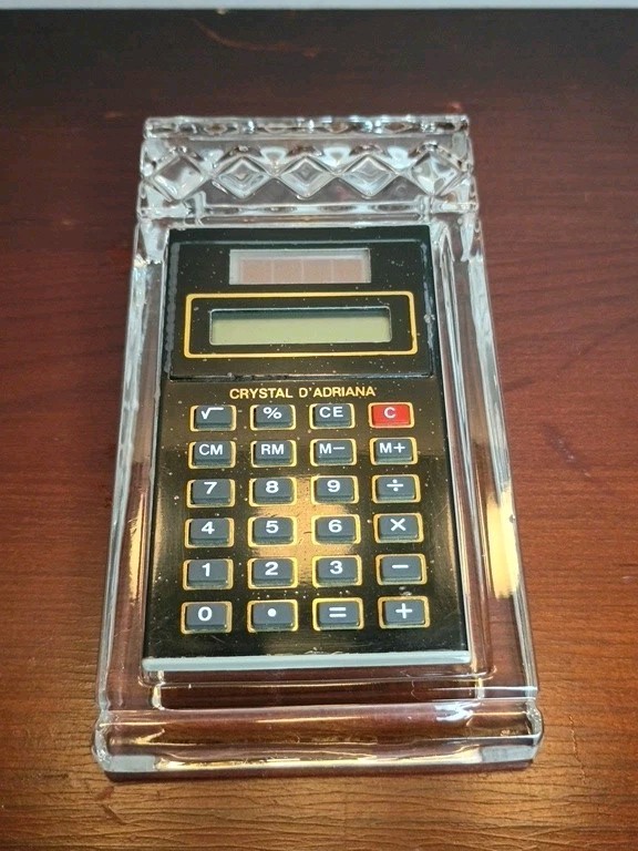 VINTAGE GENUINE 24% LEAD CRYSTAL D’ ADRIANA SOLAR COCULATOR