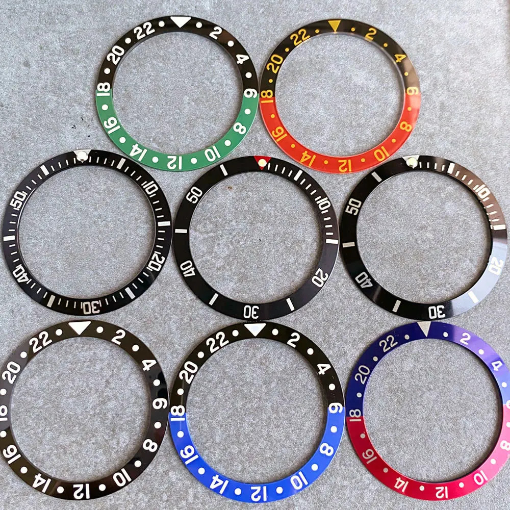 Mods 36.5mm*29.2mm Sapphire/Ceramic/Aluminum Watch Bezel Insert For 38mm Watch