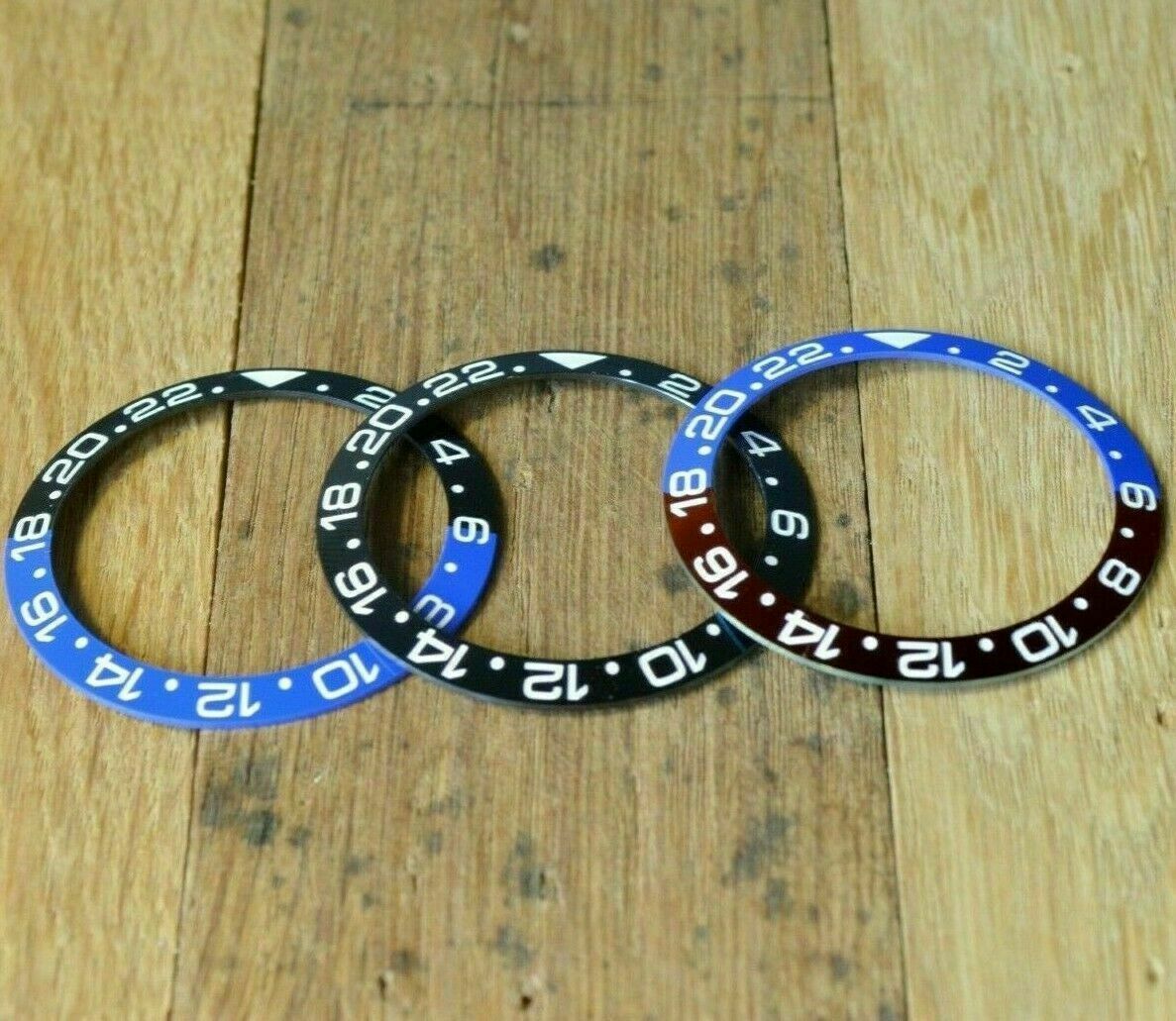 New Bezel Ceramic Insert For Rolex GMT MASTER II 16700 16710 16760 Enrgaved
