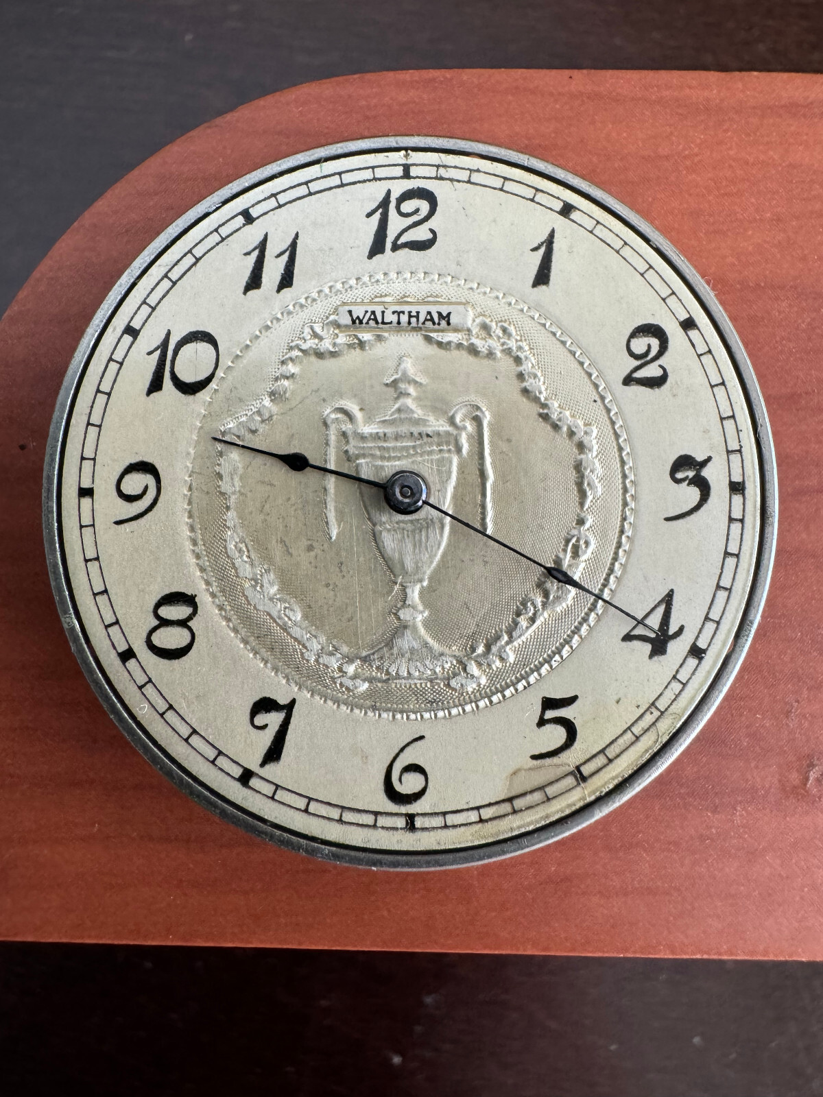 VINTAGE 12 SIZE WALTHAM POCKET WATCH MOVEMENT GR. 225 KEEPING TIME FANCY DIAL