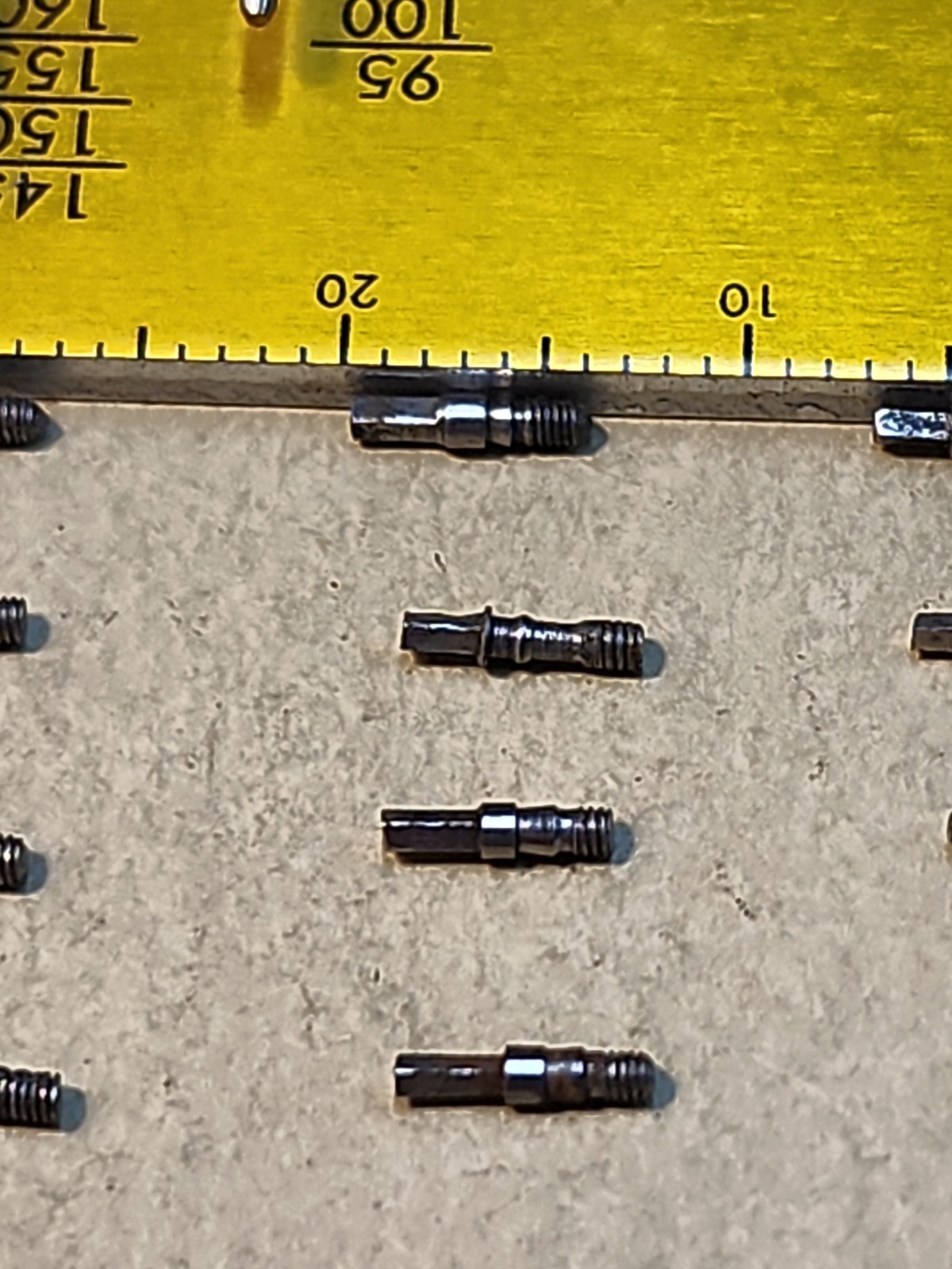 Lot Of 12 Mixed Smaller American Pocket Watch Stems
