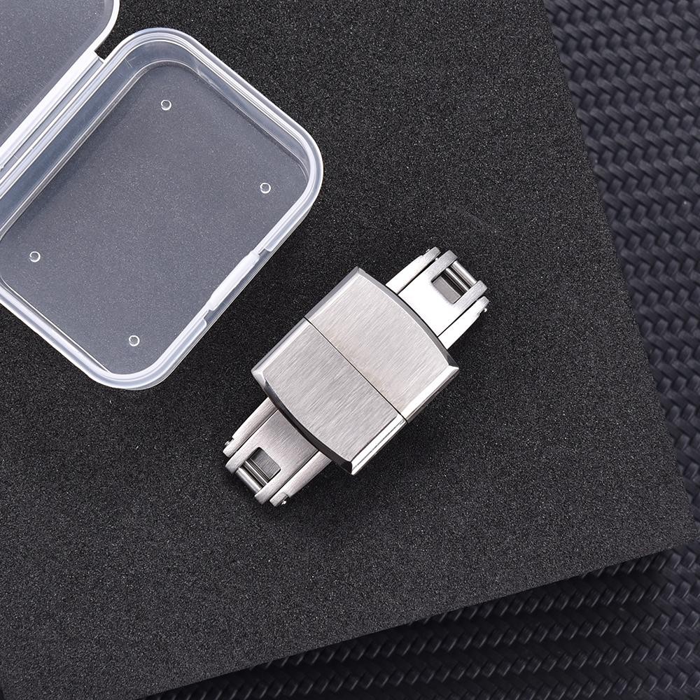 16mm 18mm New Double Click Fold Butterfly Buckle Fast Release CTS Steel Brush
