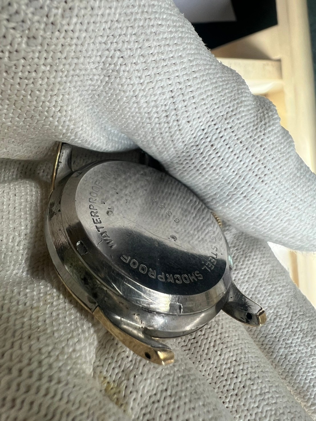 92. Mido Multifort Deluxe 35.5mm running gold cap sell as part cal 1200 C