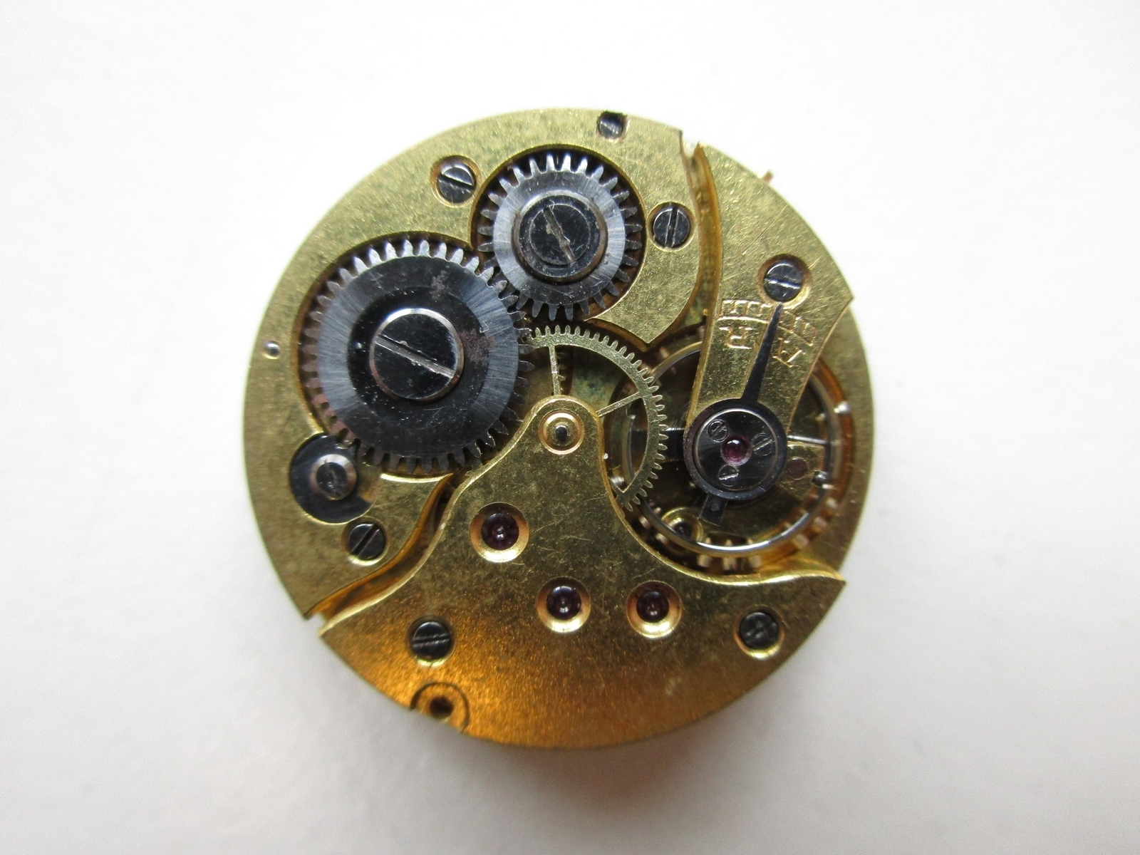 Seeland dial – sub seconds vintage watch movement diam. 25 mm – running
