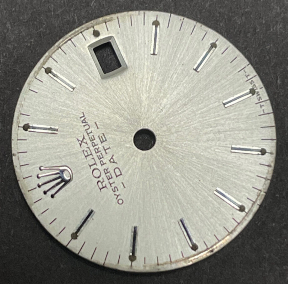 Vintage Rolex Oyster Perpertual Date Watch Dial For 26mm Case 6517 6519 6917
