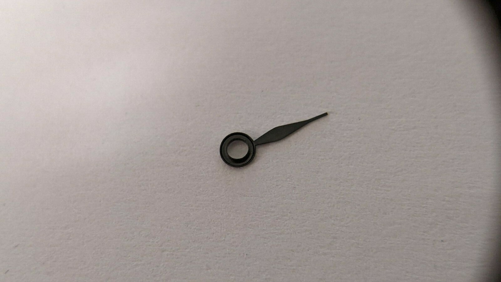 Universo HOUR HAND BLACK. approx 6mm long from center of hole. HOLE: 120. Univer