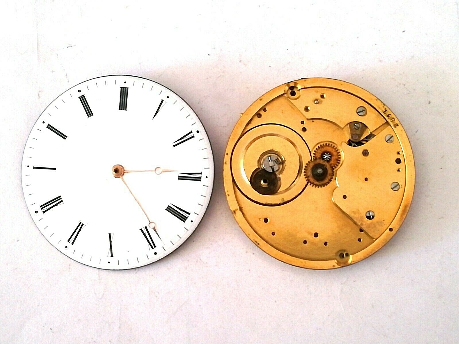 Movimiento 2897 de cuerda completo original para piezas recambio pocket watch