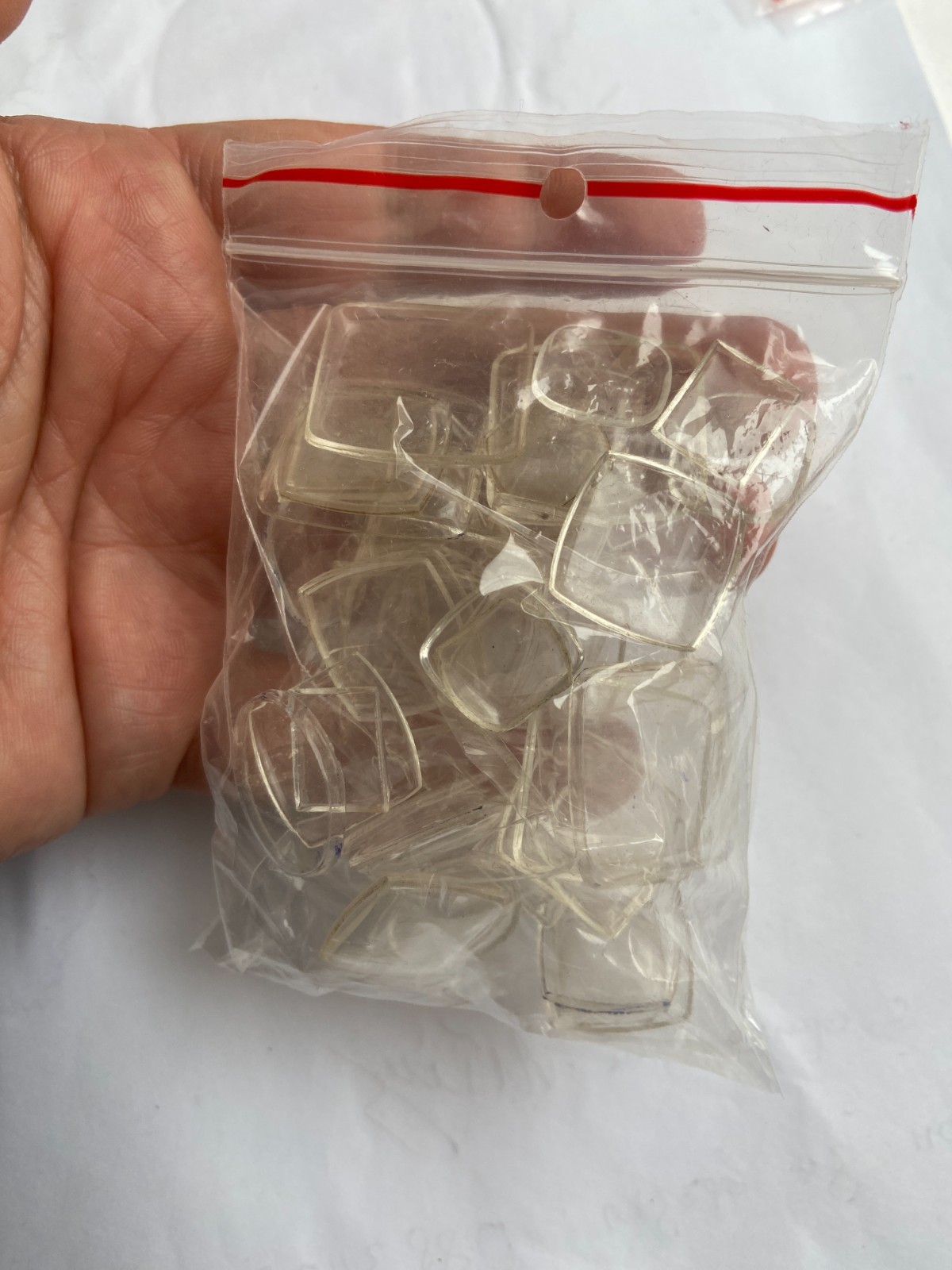 VINTAGE WOMEN WRIST WATCH PARTS GLASS LOT MIX RUSSIAN LUCH , CHAIKA 90% NEW MIX