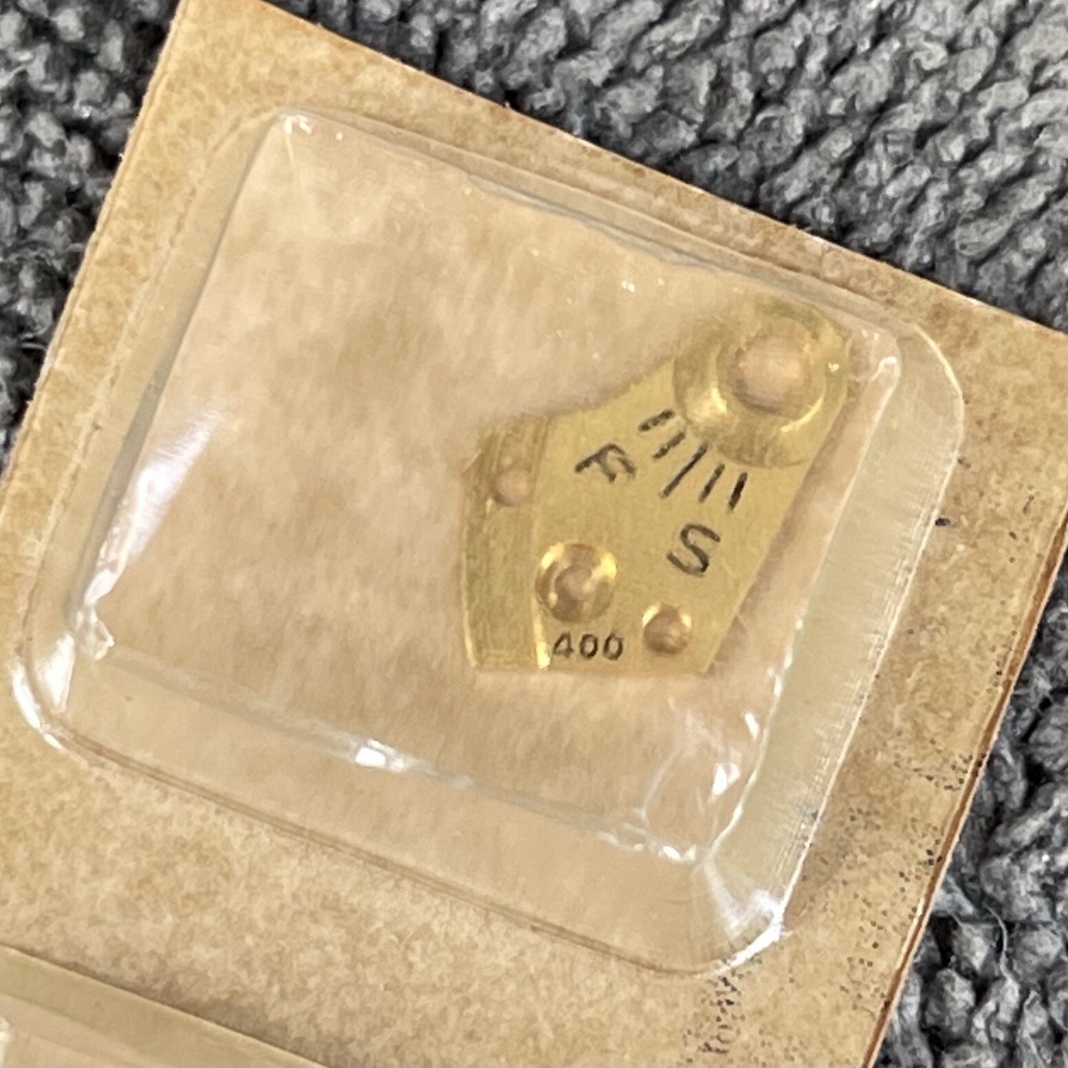 NOS GENUINE BALANCE COCK FOR SEIKOMATIC WEEKDATER Cal.400 33jewels / 171400