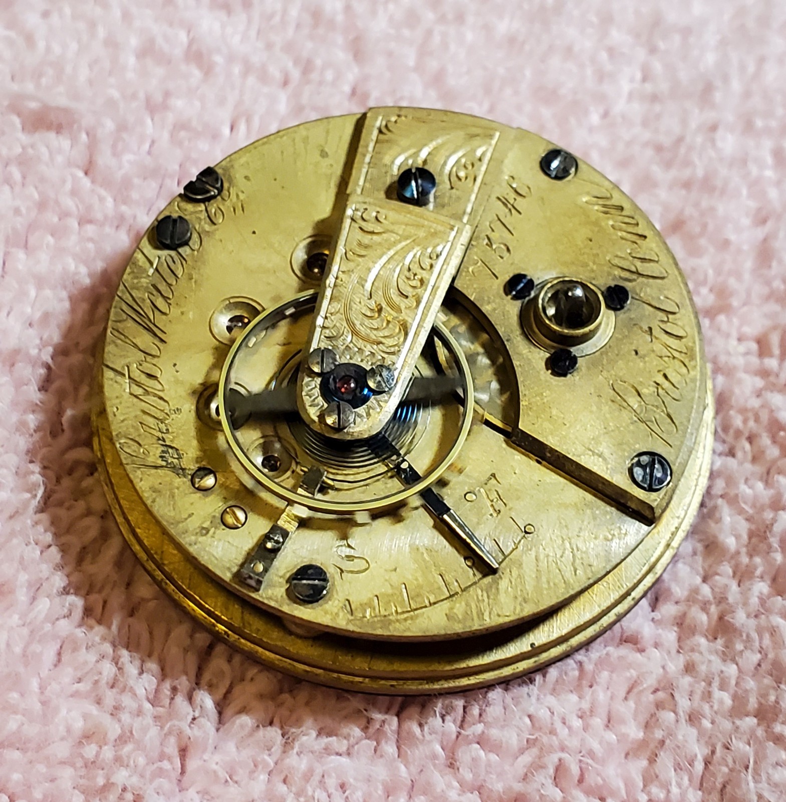 Bristol Watch Co. Swiss Copy Of PS Bartlett Model 1857 18s 11j KW/KS Movement