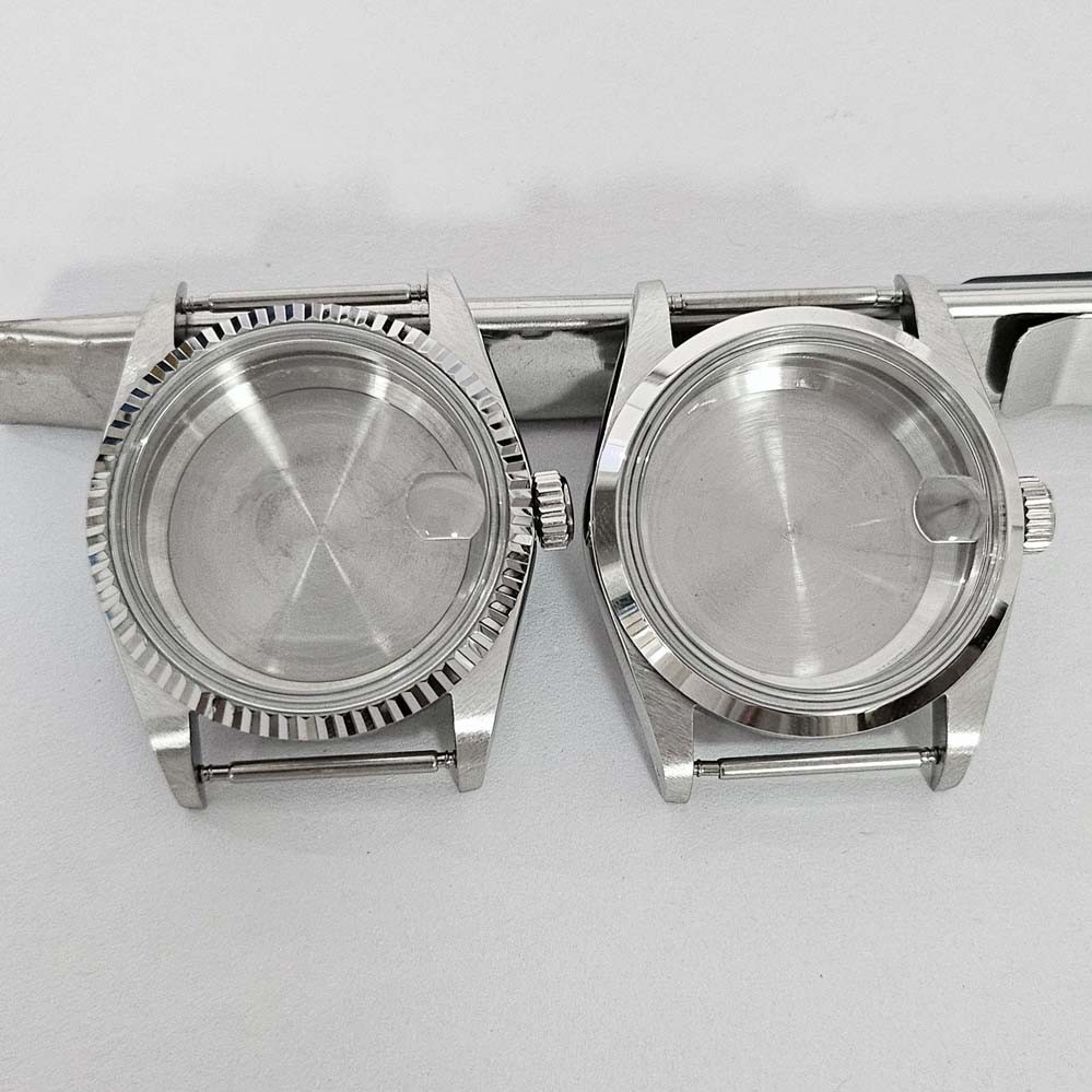 1PCS 36mm Watch Stainless Steel Case Acrylic Mirror For NH35/NH36/4R Movement