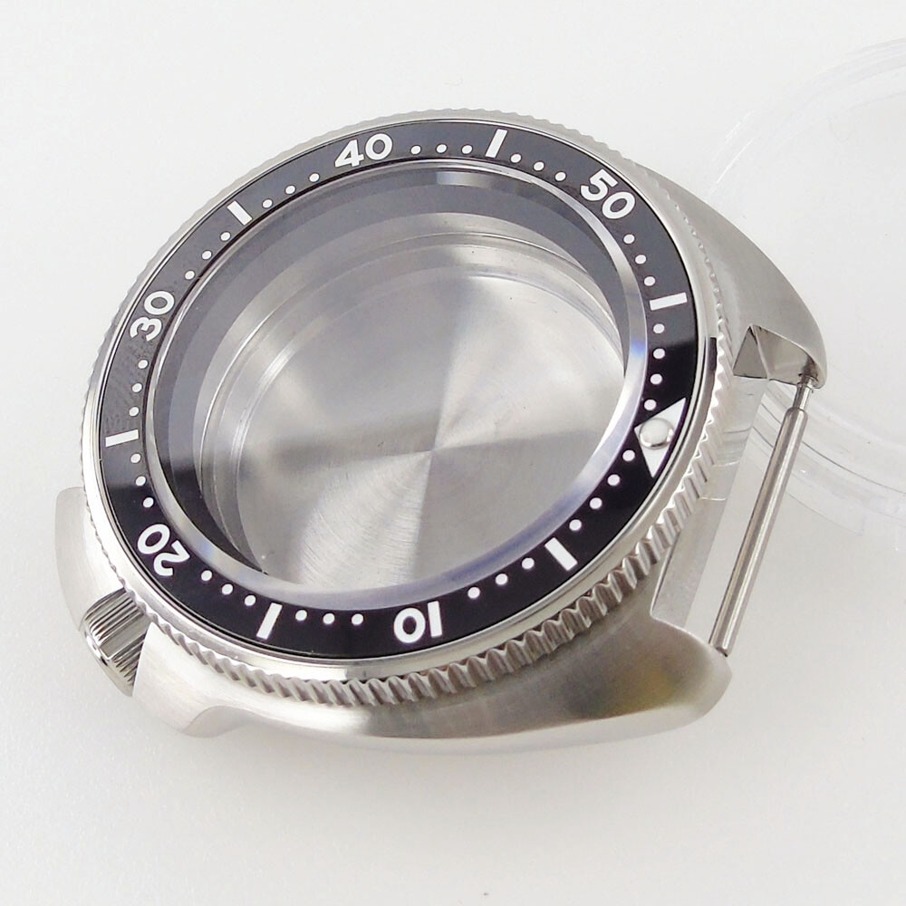 200M WR Tandorio 44mm Diving Watch Case Parts Fit For NH35 NH36 Sapphire Glass