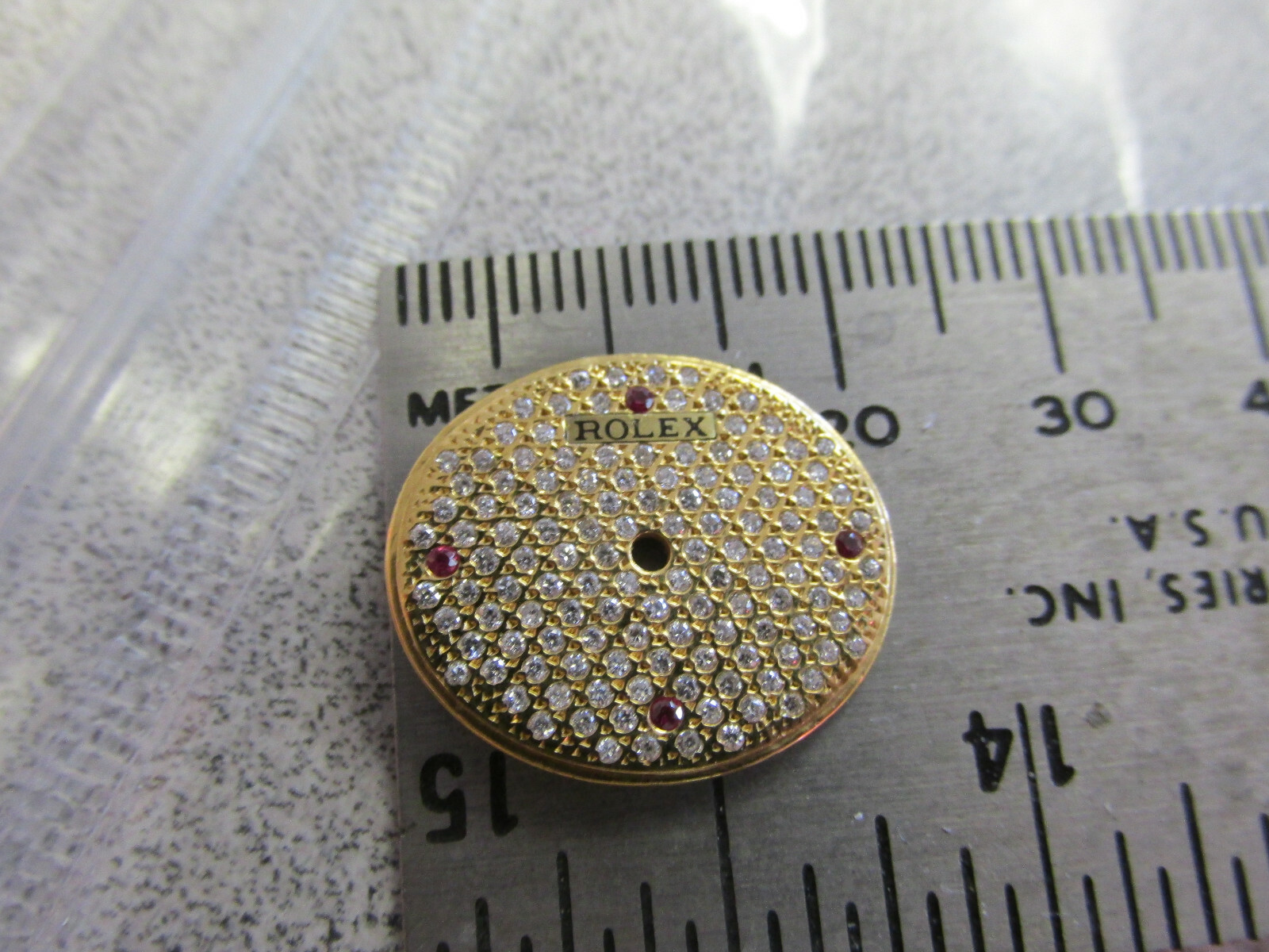 Rolex Factory Diamond & Ruby Dial for Rolex Cellini Woman’s Watch MAKE OFFER