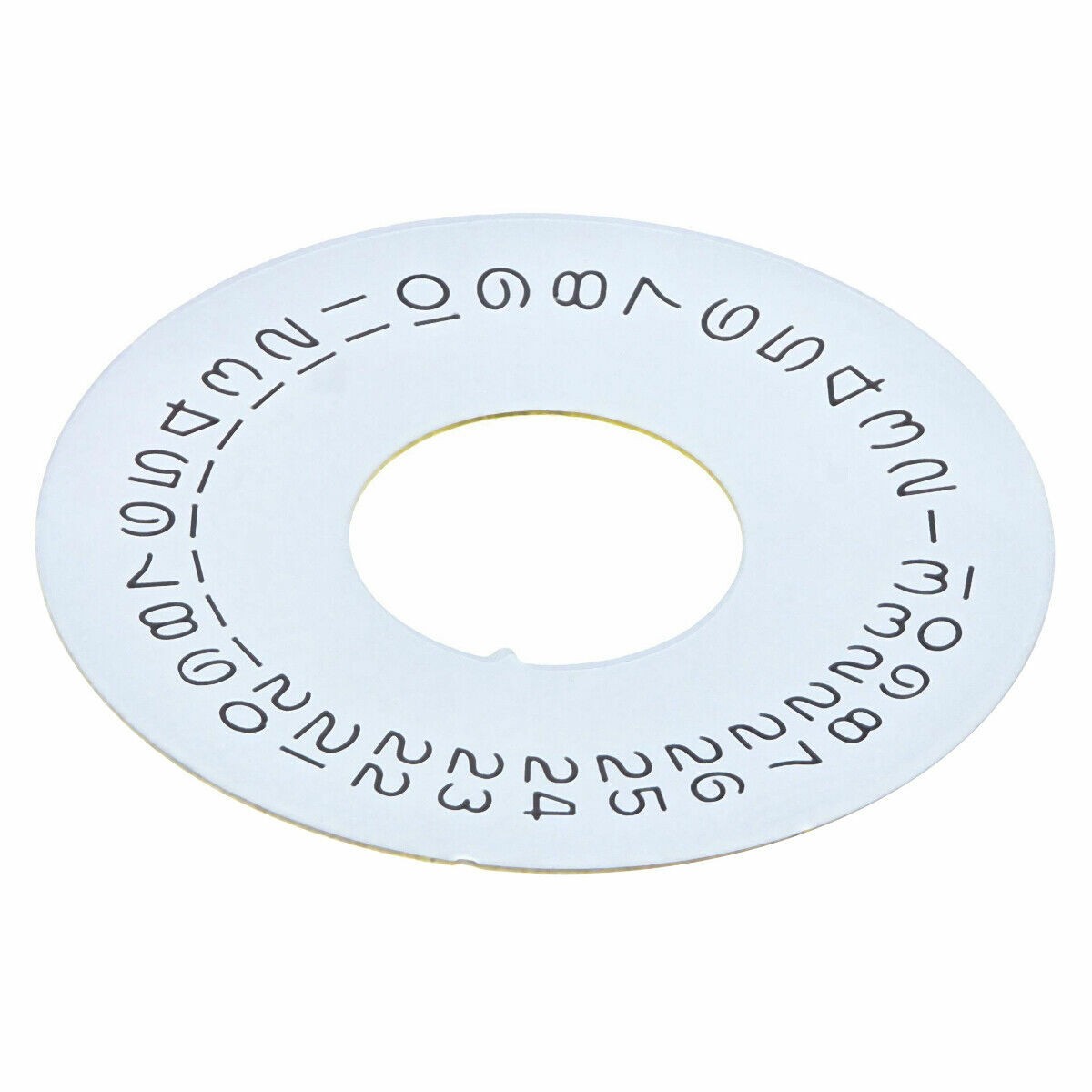 CALENDAR DATE DISC FOR ROLEX NQS PRESIDENT DAYDATE MOVEMENT 1030/1555/1556 WHITE