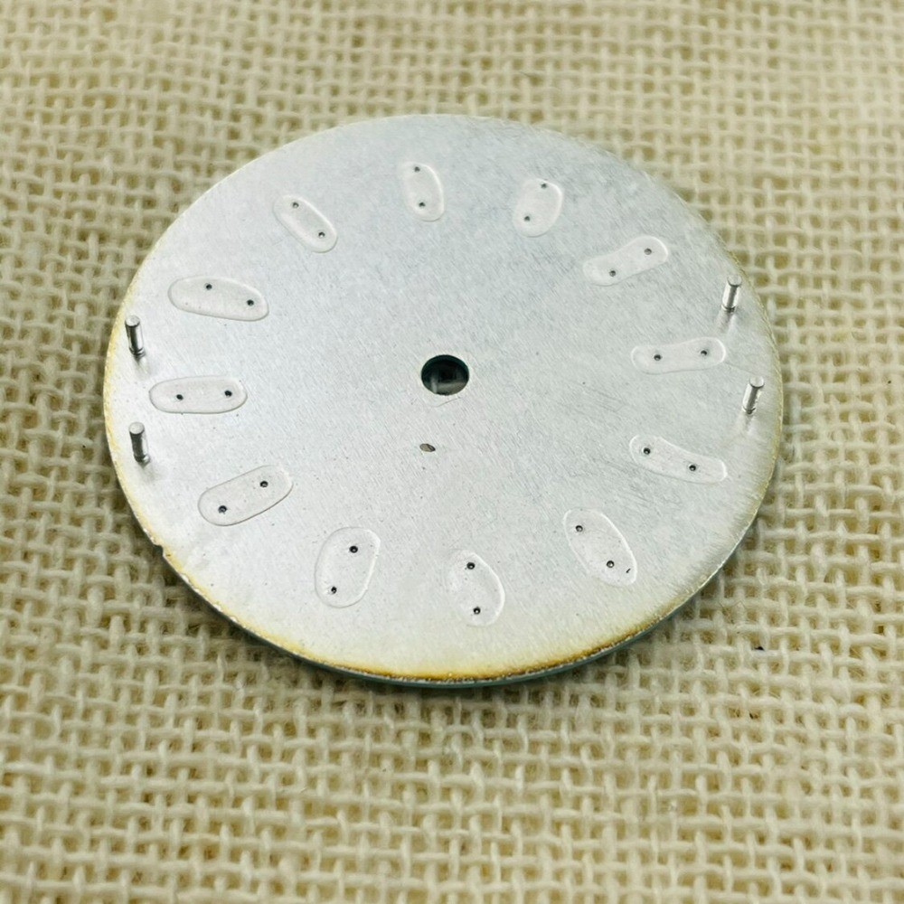28.5mm Watch Dial Green Luminous For Seiko NH35 NH36 Movement Diary Watch Dials