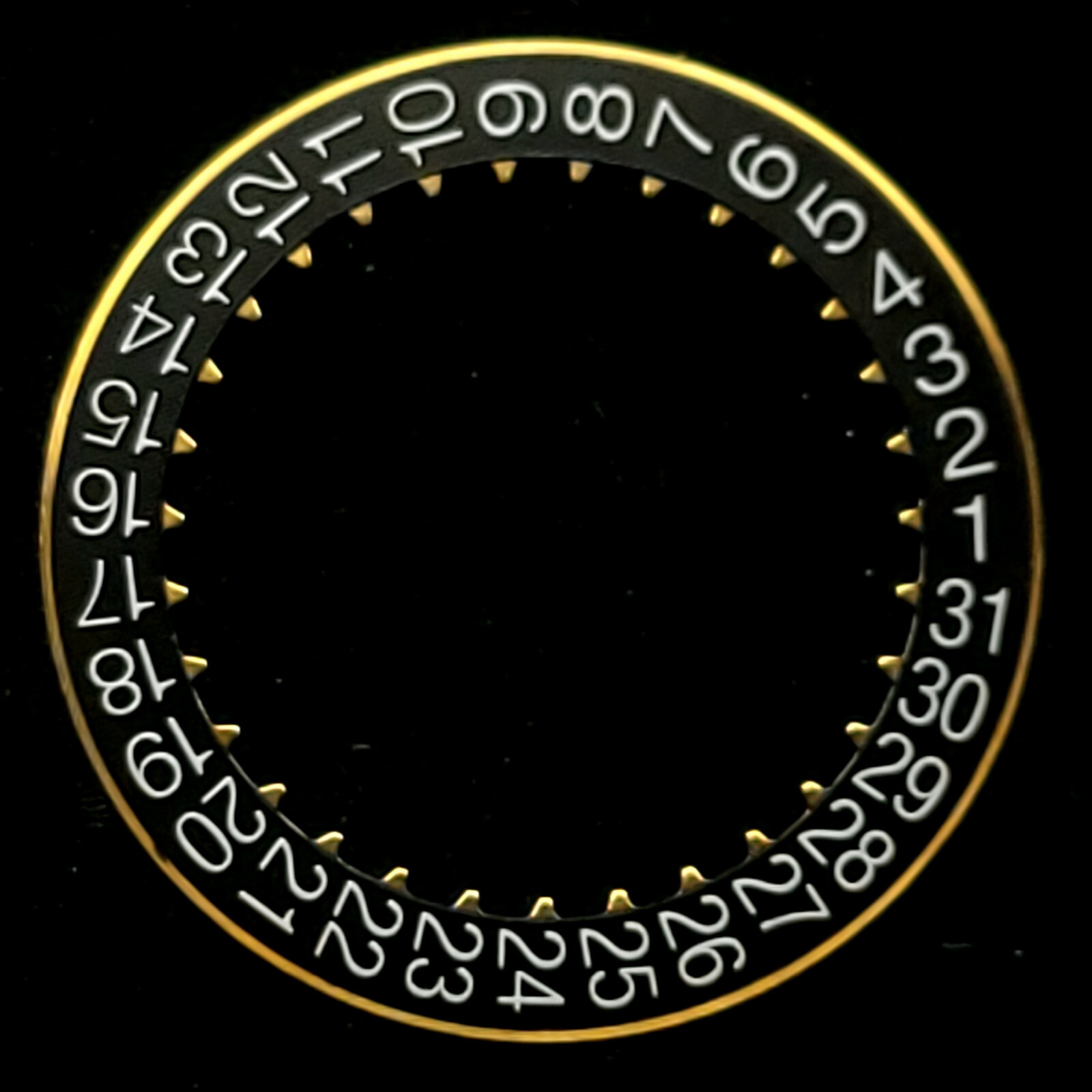 GENUINE Audemars Piguet Black Calendar Date Disc for Caliber 3120