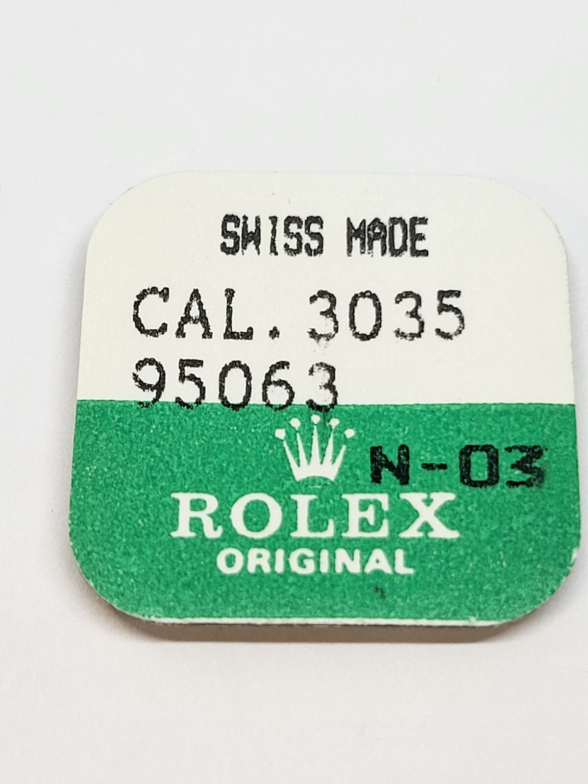 Rolex 3035 95063 Upper Combined In Setting For Ocillating Weight
