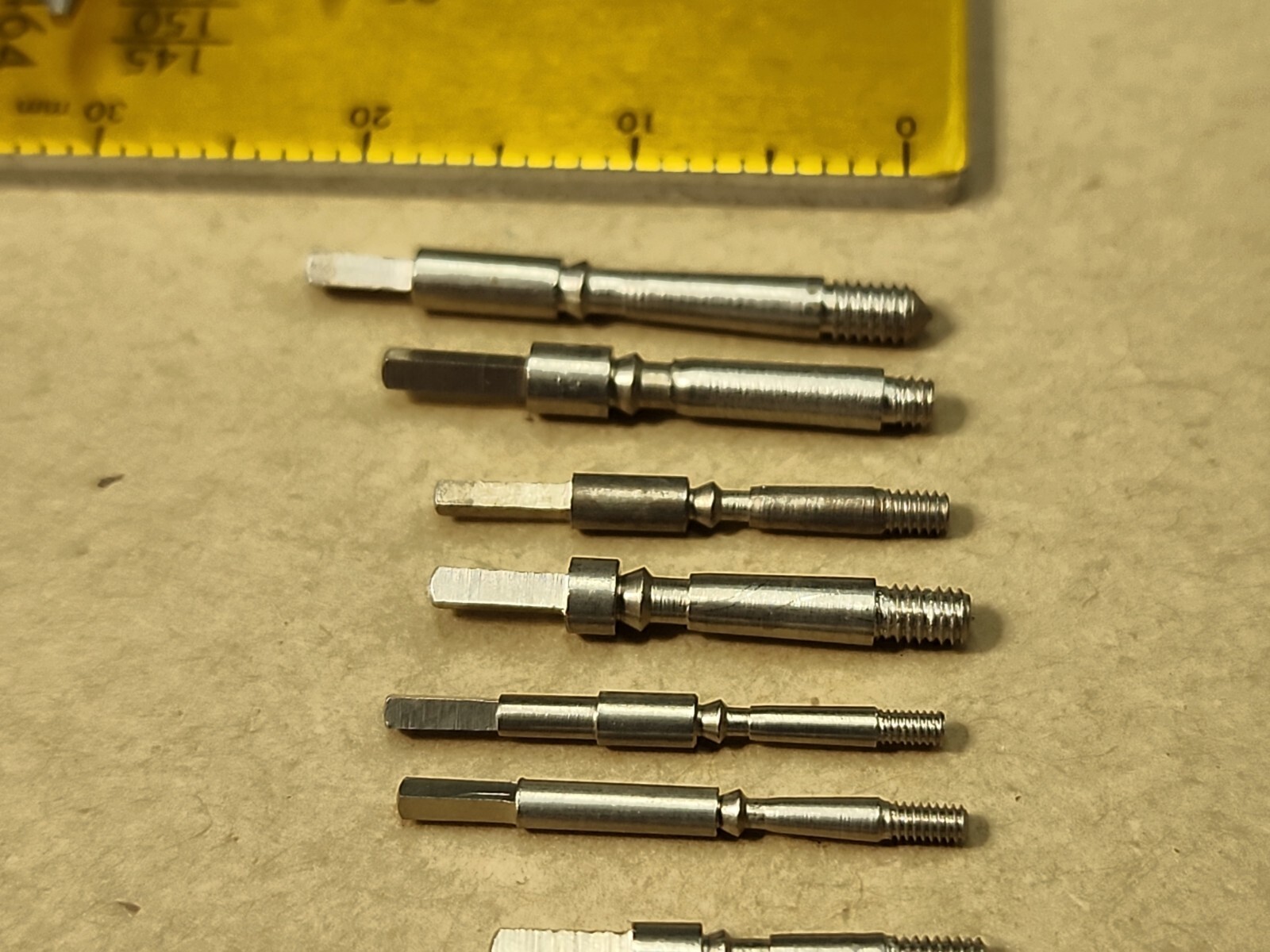Lot Of 7 Mixed American Pocket Watch Stems