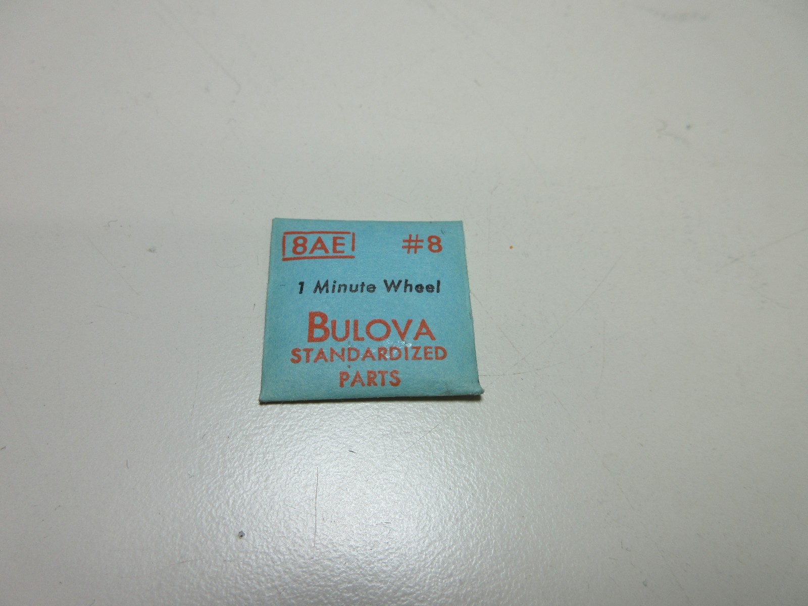 BULOVA MINUTE WHEEL 8AE #8 WATCHMAKER REPLACEMENT PART #298