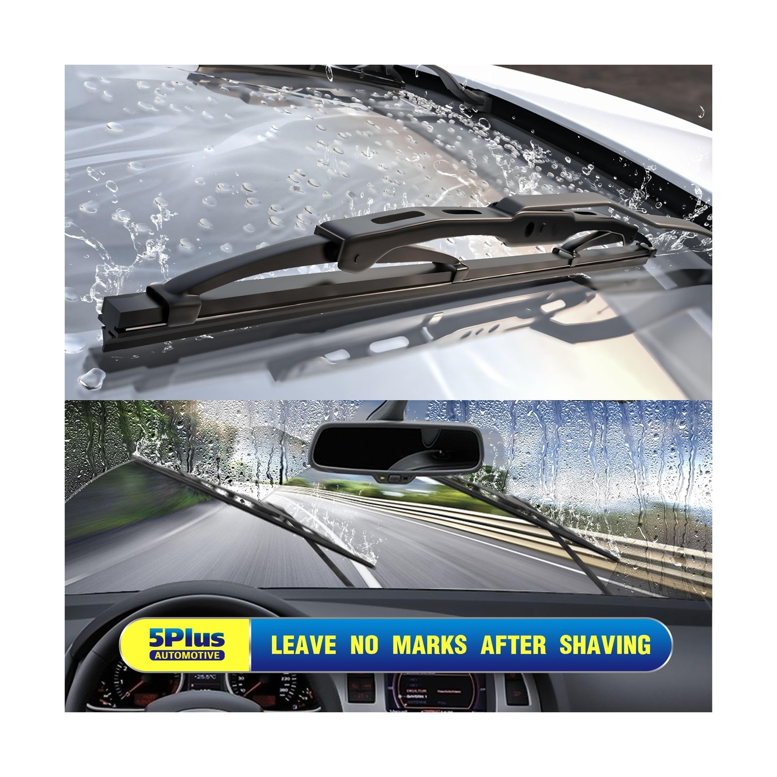 5 PLUS® 22″ Wiper Blades 2 Pack Replacement for Ford F150 F250 F350 F450 F5