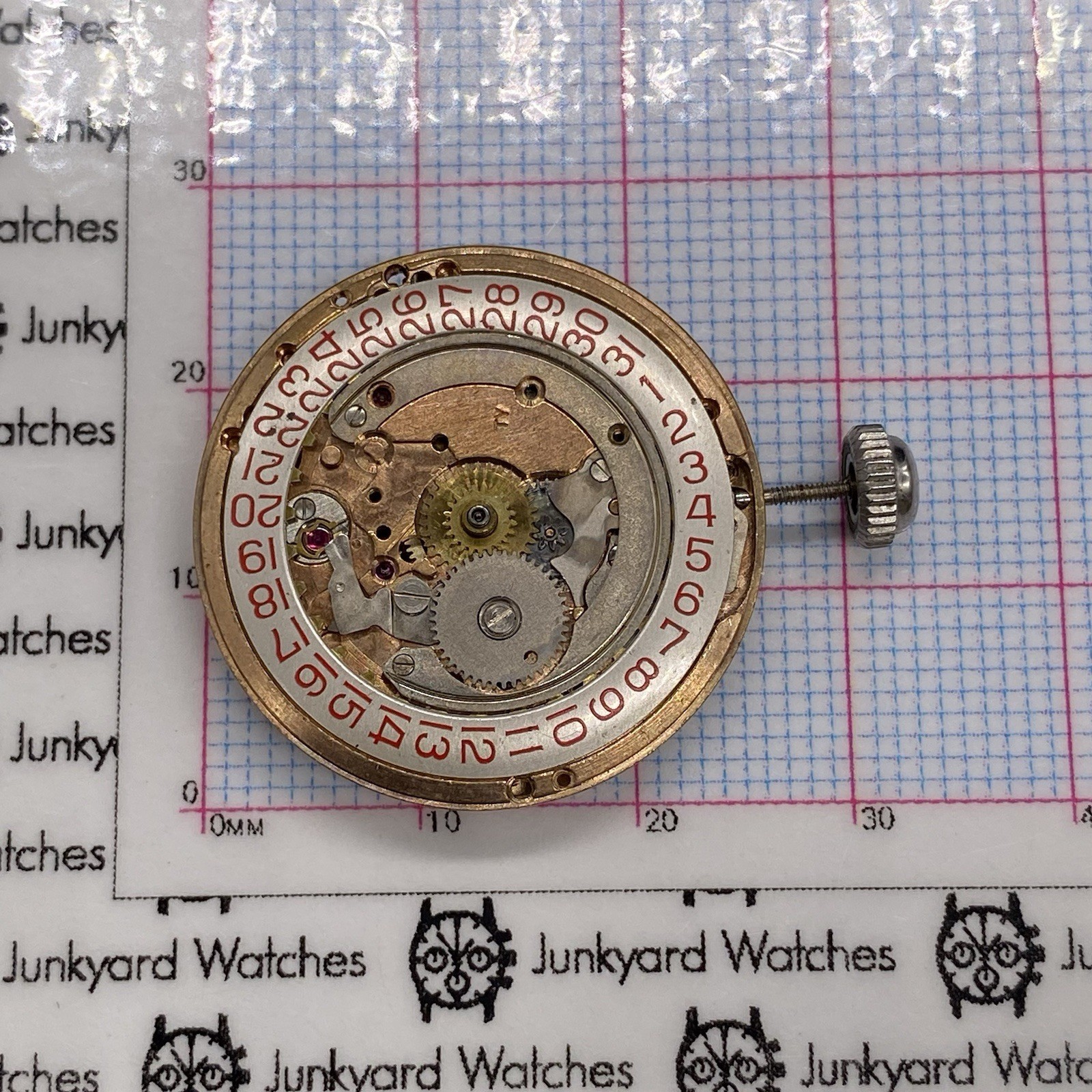 Hilton 17 Jewels Watch Movement Repair Parts Spares Swiss AS 1700/01 Automatic