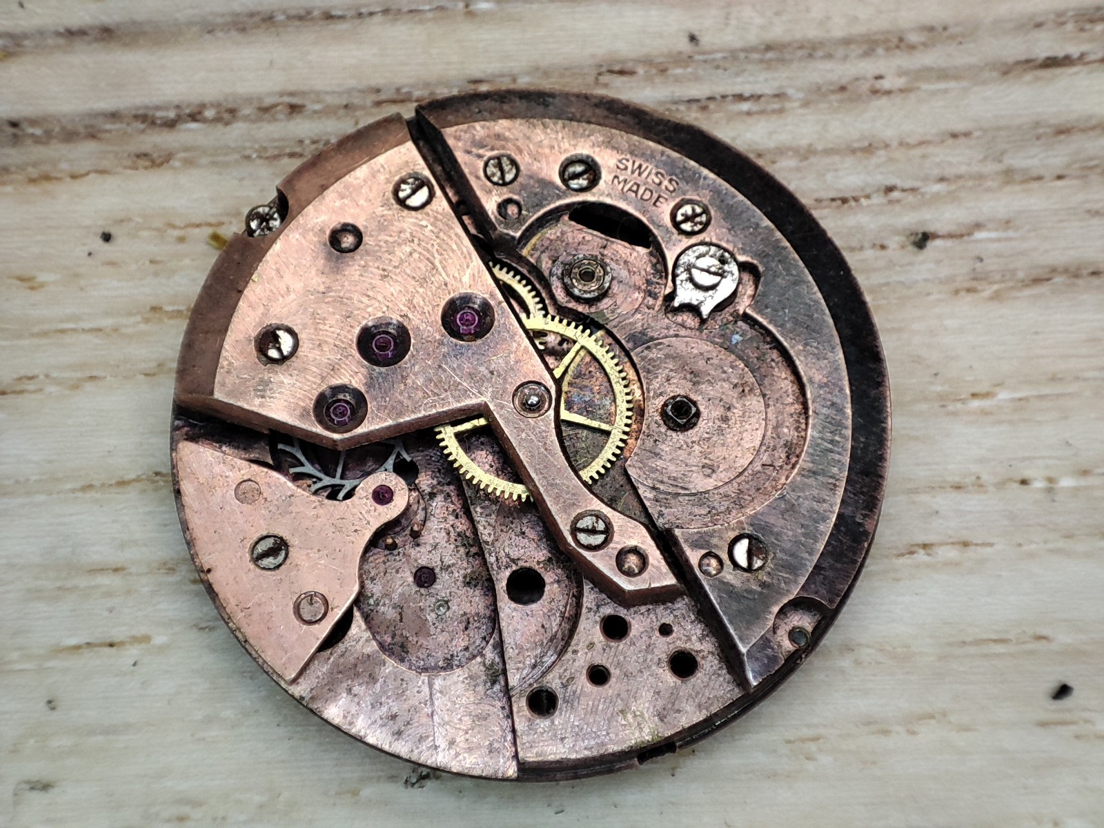 ej46 juillard Watch movement – 28.9 mm – for parts and spares
