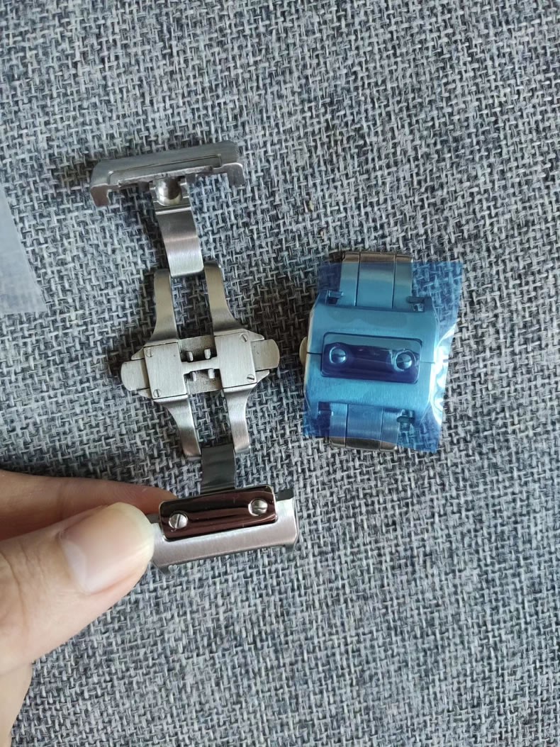 Folding Buckle for Cartier Santos 100 M/XL – Deployment Clasp 21mm