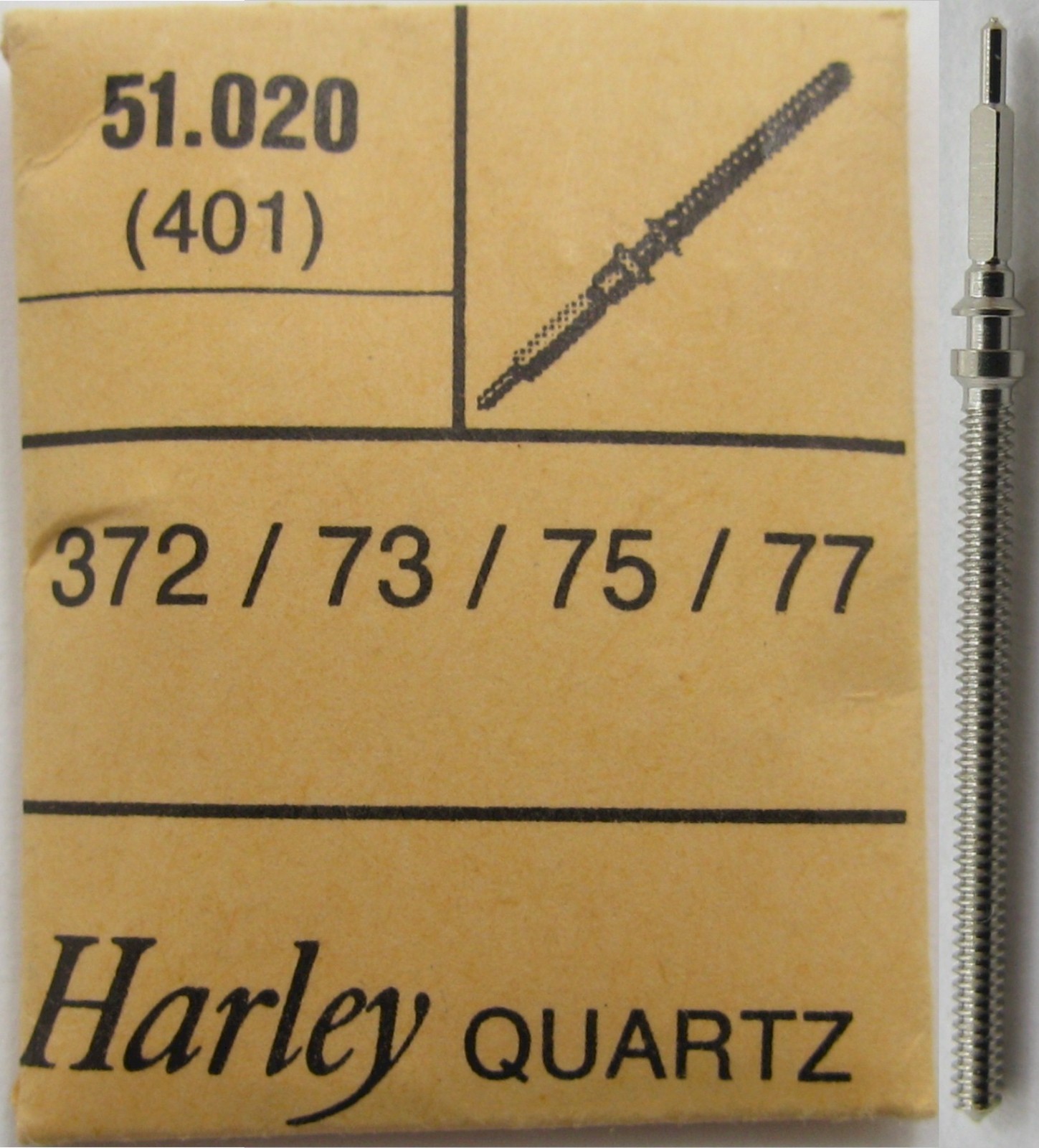 Movement Quartz Harley Ronda 372 373 375 377 watch part setting stem 401 tap 10