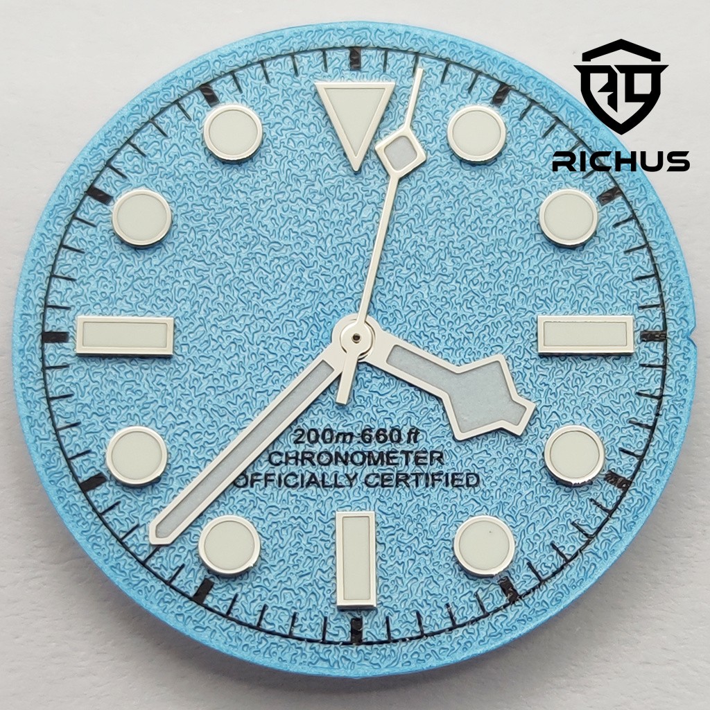 28.5mm Dial With Hands Luminous Fit NH34 NH35 ETA2824 Miyota8215-DG Movement