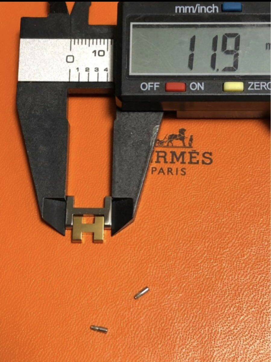 Genuine HERMES Clipper Early Type Ladies 12mm Watch Band Bracelet Link