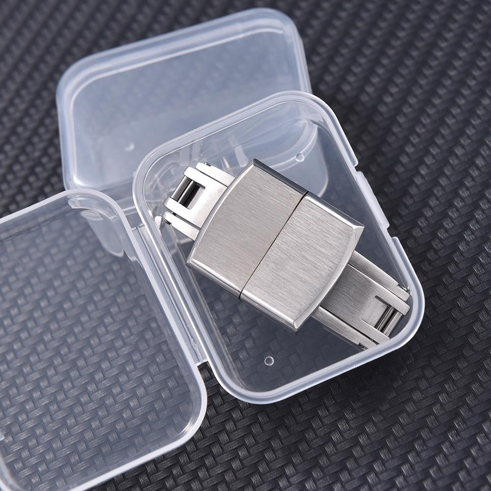 16mm 18mm New Double Click Fold Butterfly Buckle Fast Release CTS Steel Brush