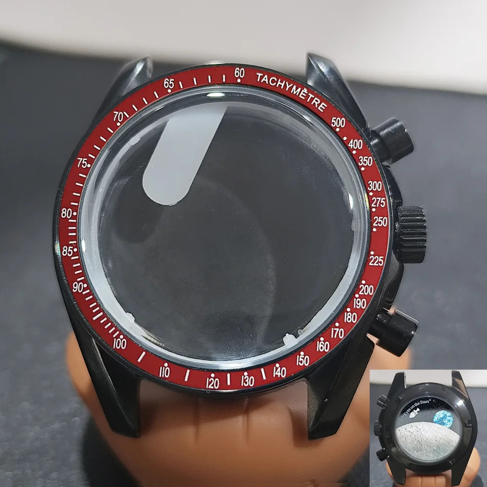VK63 VK64 39.7mm Moon Watch Style Metal Case Chronograph Accessories