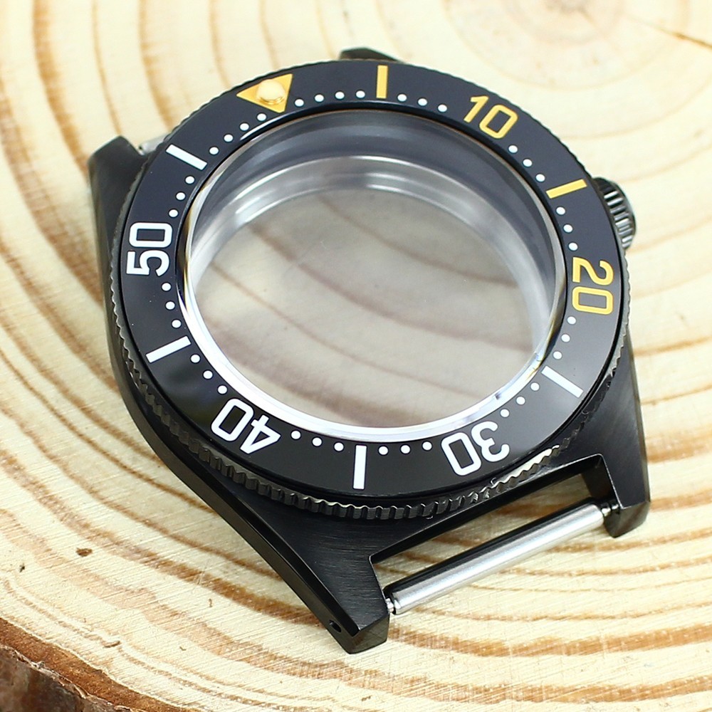 Modify Seiko Prospex Mod 20ATM Steel 40.5mm Watch Case Sapphire For NH35 36 NH38