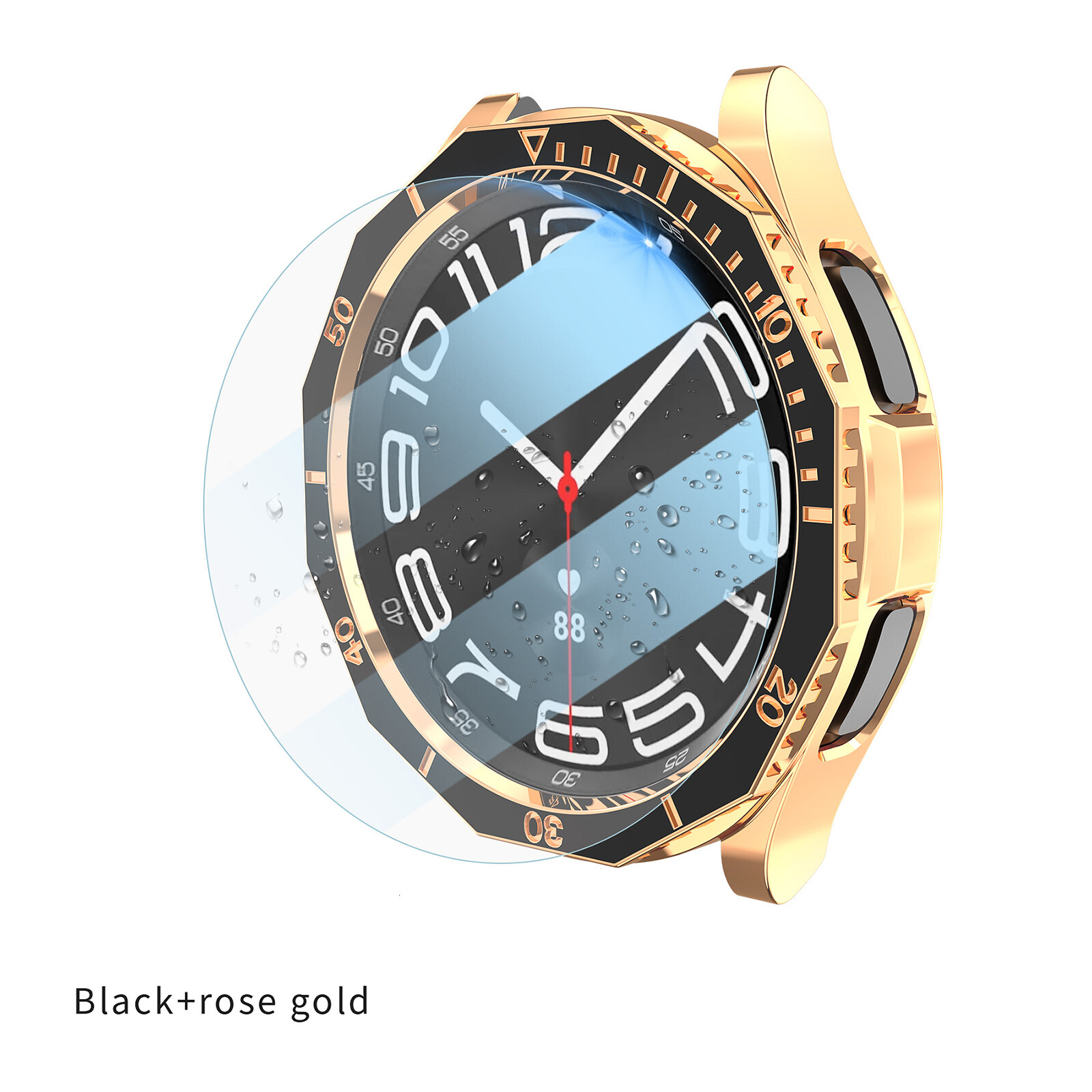 Protective Case with Tempered Film for Samsung Galaxy Watch6 Classic R950/R960