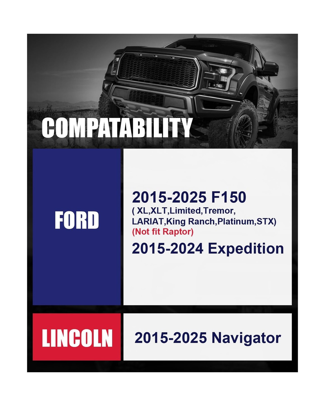 FLYCLE 6 Lug 6×135 Hubcentric Wheel Spacers for 2015-2025 F150,1.5 inch 6×135…